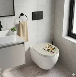POCOline WC-Sitz Muscheln sand Thermoplast