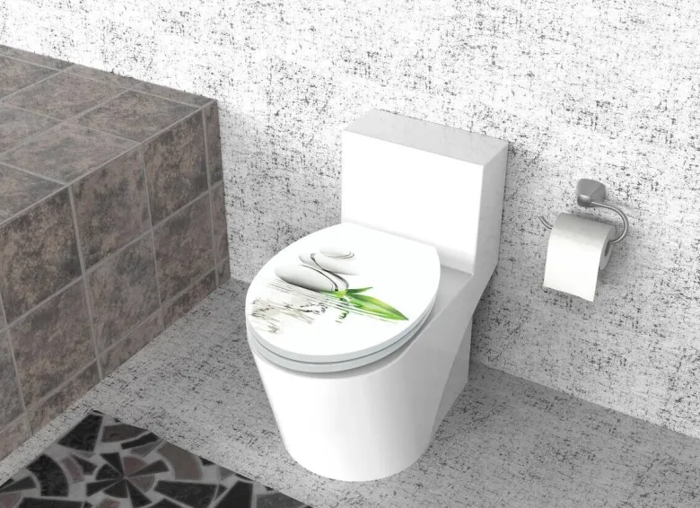POCOline WC-Sitz White Stone weiß Duroplast