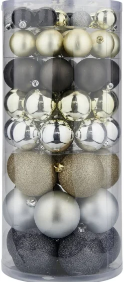 POCOline Weihnachtskugelset champagner