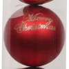 POCOline Weihnachtskugelset rot B/H/L: ca. 15x15x15 cm