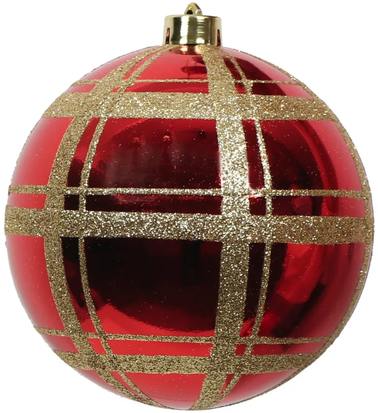 POCOline Weihnachtskugelset rot B/H/L: ca. 15x15x15 cm