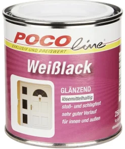 POCOline Weißlack weiß glänzend ca. 0,25 l
