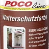 POCOline Wetterschutzfarbe anthrazit seidenglänzend ca. 0,75 l