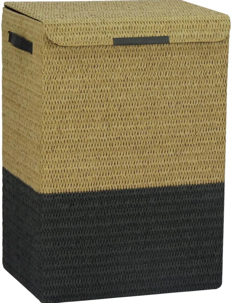 POCOline Wäschekorb khaki Papier B/H/L: ca. 41x58x31 cm
