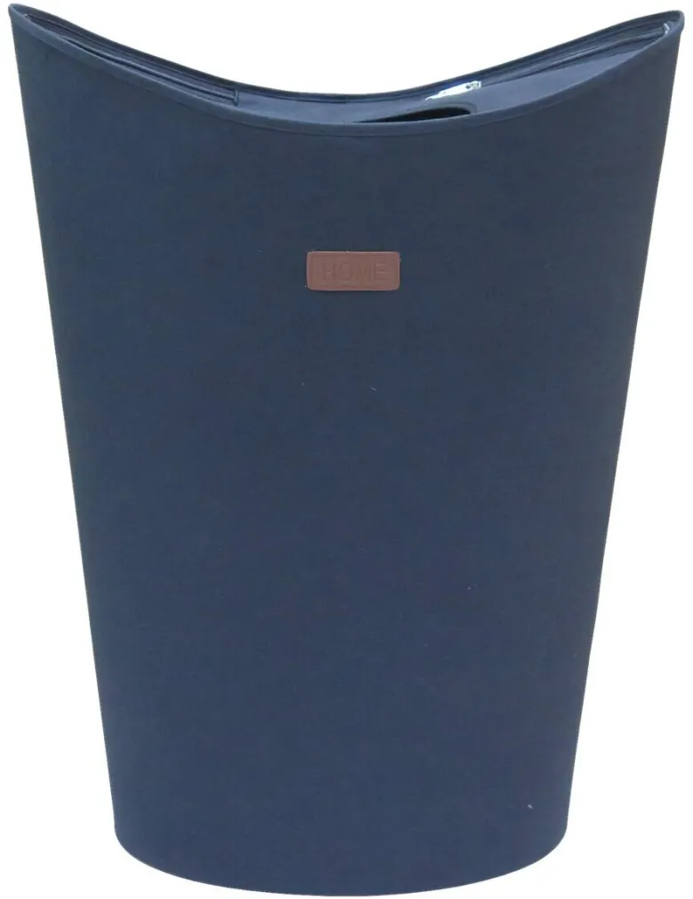 POCOline Wäschekorb schwarz Polyester B/H/L: ca. 35x63x48 cm