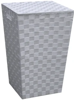 POCOline Wäschekorb weiß Nylon B/H/L: ca. 31,5x52x33 cm