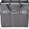 POCOline Wäschesammler grau Polyester B/H/L: ca. 63x57x38 cm