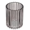 POCOline Zahnputzbecher grau Glas B/H: ca. 7x9 cm