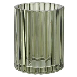 POCOline Zahnputzbecher grün Glas B/H: ca. 7x9 cm