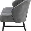 Polsterbank Sven grau B/H/T: ca. 131x81,5x63 cm