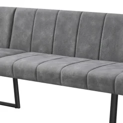 Polsterbank Sven grau B/H/T: ca. 131x81,5x63 cm