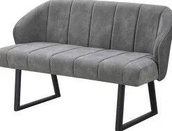 Polsterbank Sven grau B/H/T: ca. 131x81,5x63 cm