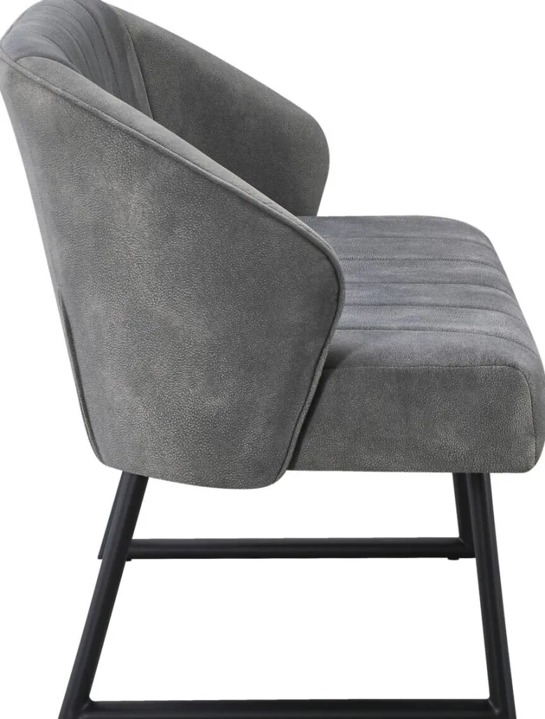 Polsterbank Sven grau B/H/T: ca. 131x81,5x63 cm