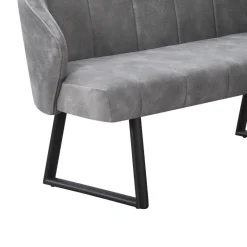 Polsterbank Sven grau B/H/T: ca. 131x81,5x63 cm