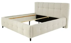 Polsterbettgestell beige Polyester Liegefläche B/L: ca. 180x200 cm