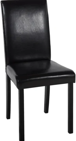 Polsterstuhl Iva dunkelbraun Kunstleder B/H/T: ca. 44x94x53 cm