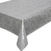 Polyline Abwaschbarer Tischbelag Ornament silber B: ca. 140 cm