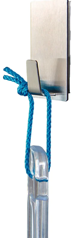 Powerstrips Chrom Edelstahl B/H/L: ca. 2,8x6x2 cm