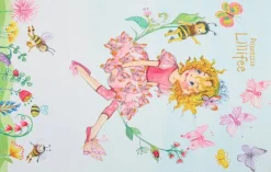 Prinzessin Lillifee Kinderteppich blau B/L: ca. 100x160 cm