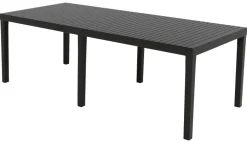 ProGarden Gartentisch Indo anthrazit Kunststoff B/H/L: ca. 220x90x72 cm