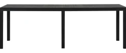 ProGarden Gartentisch Indo anthrazit Kunststoff B/H/L: ca. 220x90x72 cm