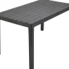 ProGarden Gartentisch Sumatra anthrazit Kunststoff B/H/L: ca. 78x72x138 cm
