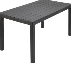 ProGarden Gartentisch Sumatra anthrazit Kunststoff B/H/L: ca. 78x72x138 cm