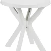 ProGarden Kunststofftisch Don weiß Polypropylen H/D: ca. 72x70 cm