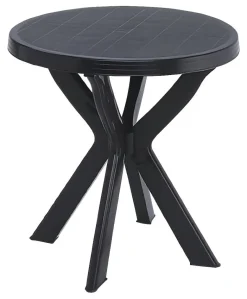 ProGarden Kunststofftisch Don anthrazit Kunststoff H/D: ca. 72x70 cm