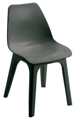 ProGarden Sessel EOLO 2er-Set anthrazit Polypropylen B/H: ca. 45x81 cm