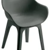 ProGarden Sessel GHIBLI 2er-Set anthrazit Polypropylen B/H: ca. 55x81 cm