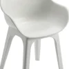 ProGarden Sessel GHIBLI 2er-Set weiß Polypropylen B/H: ca. 55x81 cm
