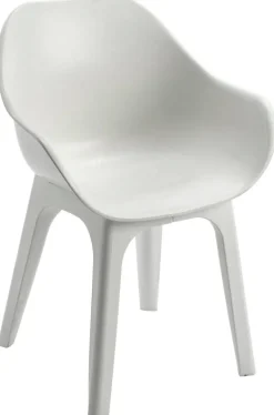 ProGarden Sessel GHIBLI 2er-Set weiß Polypropylen B/H: ca. 55x81 cm