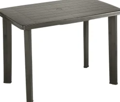 ProGarden Tisch Faretto anthrazit Kunststoff B/H/L: ca. 68x72x101 cm