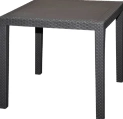 ProGarden Tisch King anthrazit Kunststoff B/H/L: ca. 79x72x79 cm
