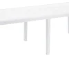 ProGarden Tisch Queen weiß Kunststoff B/H/L: ca. 90x72x220 cm