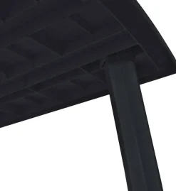 ProGarden Tisch Trio anthrazit Kunststoff B/H/L: ca. 90x72x216 cm
