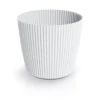 Prosperplast Pflanztopf Milly weiß Kunststoff H/D: ca. 17x20 cm