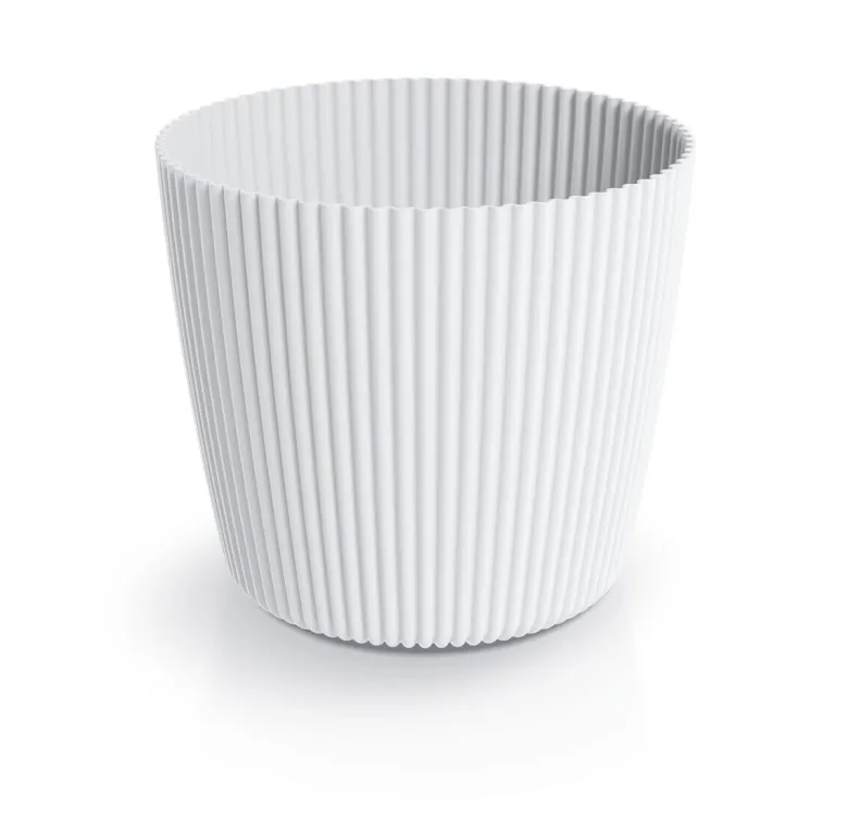 Prosperplast Pflanztopf Milly weiß Kunststoff H/D: ca. 17x20 cm