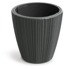 Prosperplast Pflanztopf Oro anthrazit Kunststoff H/D: ca. 30x30 cm