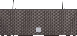 Prosperplast Pflanztopf Rato dunkelbraun Kunststoff B/H/L: ca. 18x20x58 cm