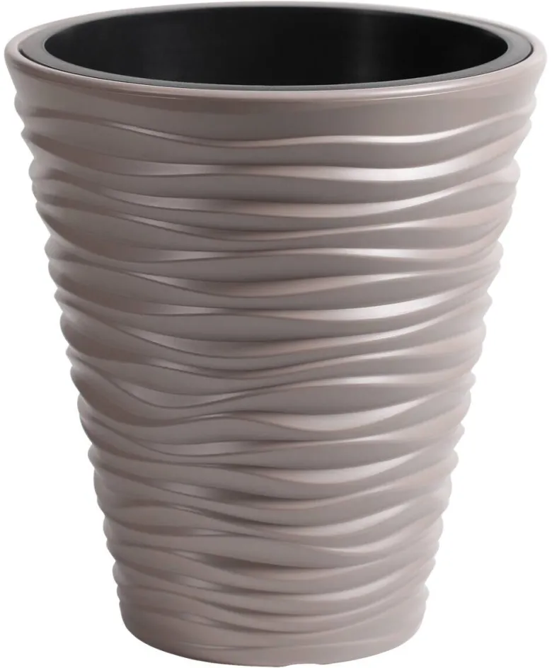 Prosperplast Pflanztopf Sand Mocca Kunststoff H/D: ca. 44x39 cm