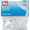 Prym Überklipshaken transparent 10 Packstücke