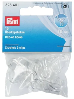 Prym Überklipshaken transparent 10 Packstücke