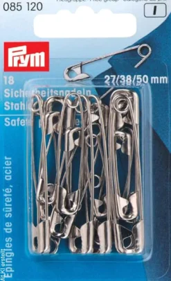 Prym Sicherheitsnadeln silber 18 Packstücke