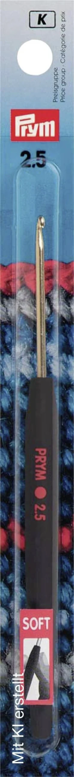 Prym Wollhäkelnadel mit Softgriff