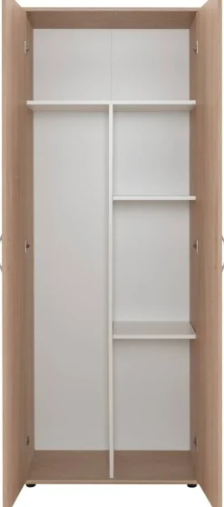 Putzschrank Andy 4 Eiche Sonoma Nachbildung B/H/T: ca. 70x187x34 cm