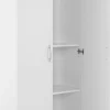 Putzschrank Andy 4 weiß B/H/T: ca. 70x187x35 cm