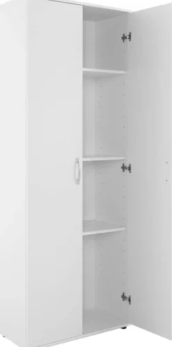 Putzschrank Andy 4 weiß B/H/T: ca. 70x187x35 cm