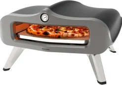 Rachs KOCHWERK Gas-Pizzaofen silber Edelstahl B/H/L/D: ca. 61,5x32x70,5x55 cm